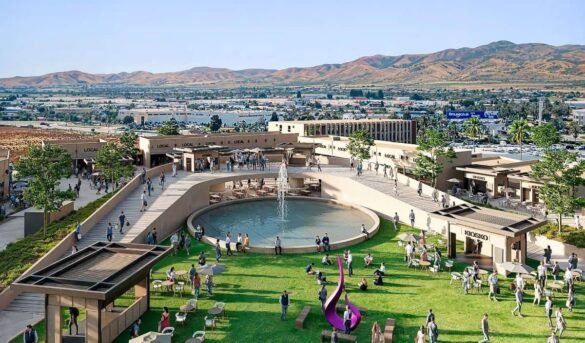 Plaza Americana Otay antes de su transformación en Ozentro 2027 Plaza Americana Otay antes de su transformación en Ozentro 2027