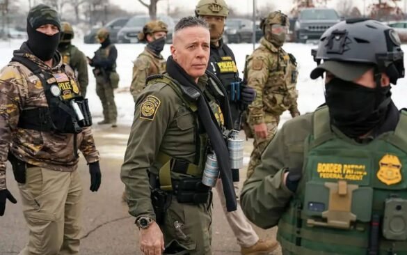 Agentes de la Patrulla Fronteriza desplegados en Minneapolis