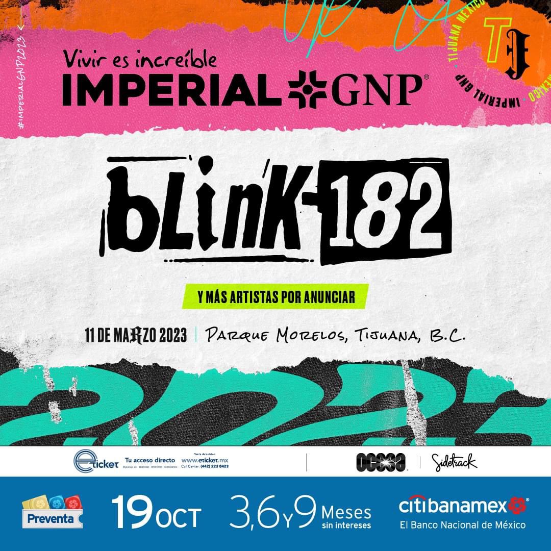 Blink 182 en Tijuana 2023 – RevuTJ