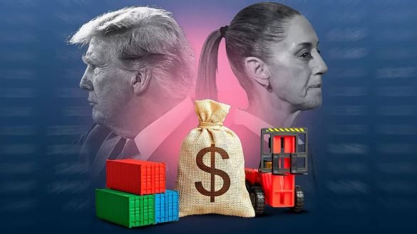 Claudia Sheinbaum anuncia pausa de aranceles de EE.UU. a México por un mes