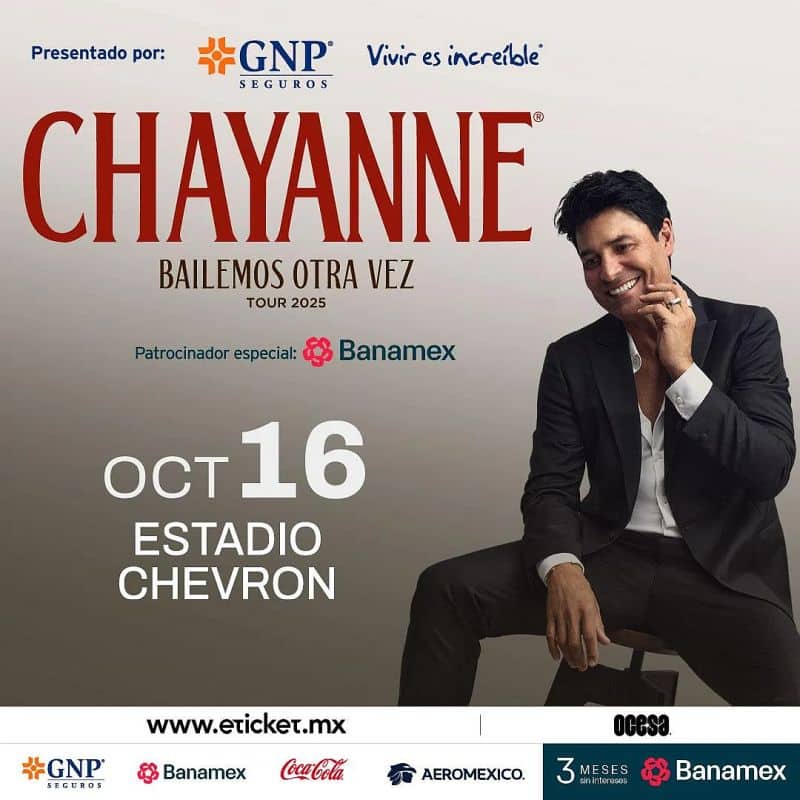 Chayanne en Tijuana 2025