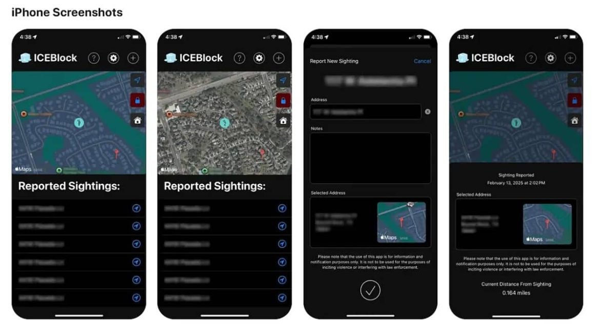 ICEBlock ya tiene 20 mil usuarios y crece sin freno ICEBlock ya tiene 20 mil usuarios y crece sin freno