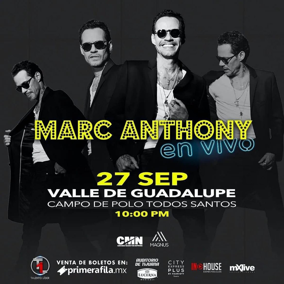 Marc Anthony en Valle de Guadalupe 2025 – Concierto y Boletos Pic1
