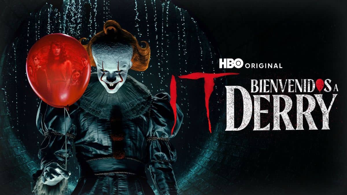 Bill Skarsgård como Pennywise en IT: Bienvenidos a Derry.
