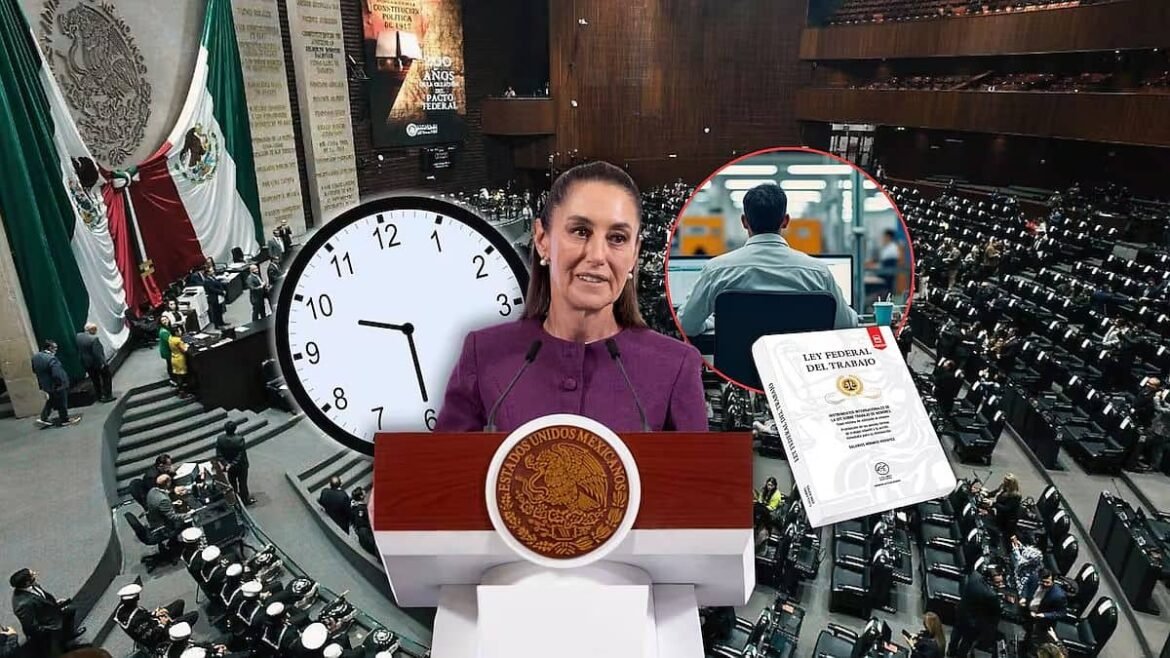 Claudia Sheinbaum anuncia la jornada laboral de 40 horas Claudia Sheinbaum anuncia la jornada laboral de 40 horas
