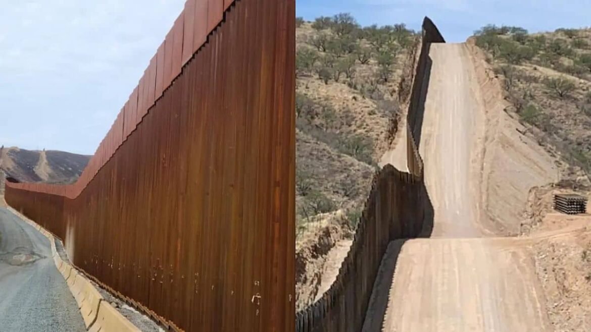 Construcción del Smart Wall fronterizo entre Tijuana y San Diego