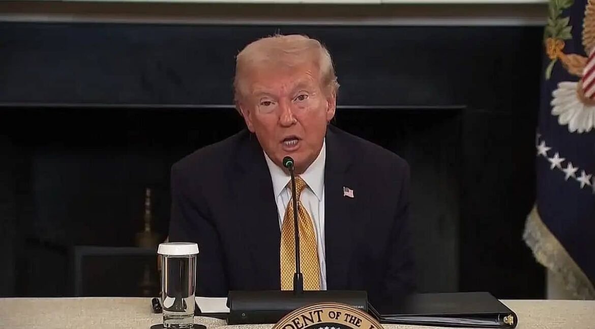 Donald Trump durante conferencia sobre seguridad y narcotráfico Donald Trump durante conferencia sobre seguridad y narcotráfico