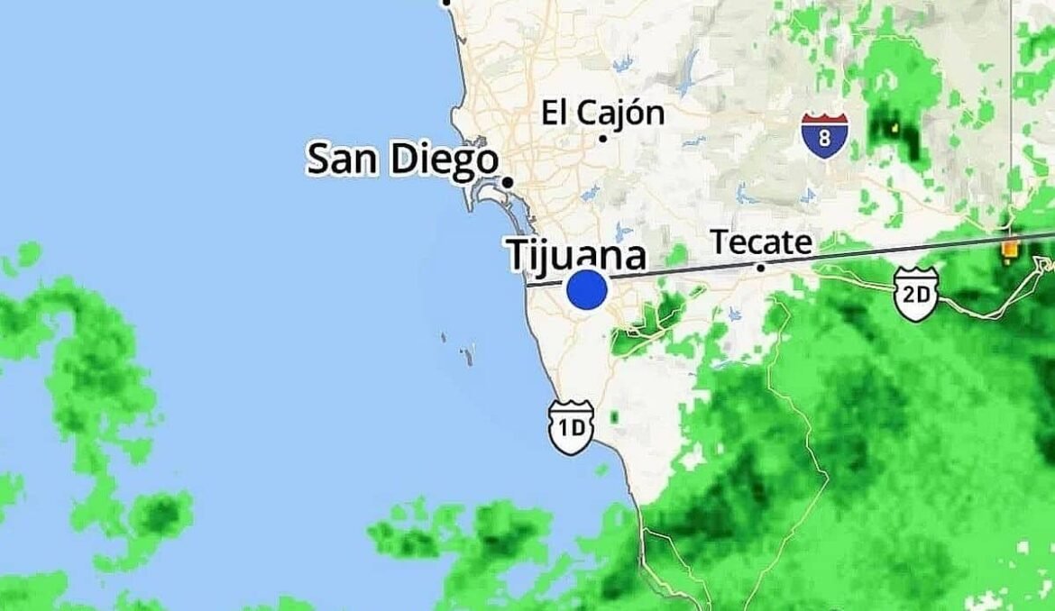Alerta en Baja California con la primera tormenta invernal 2025