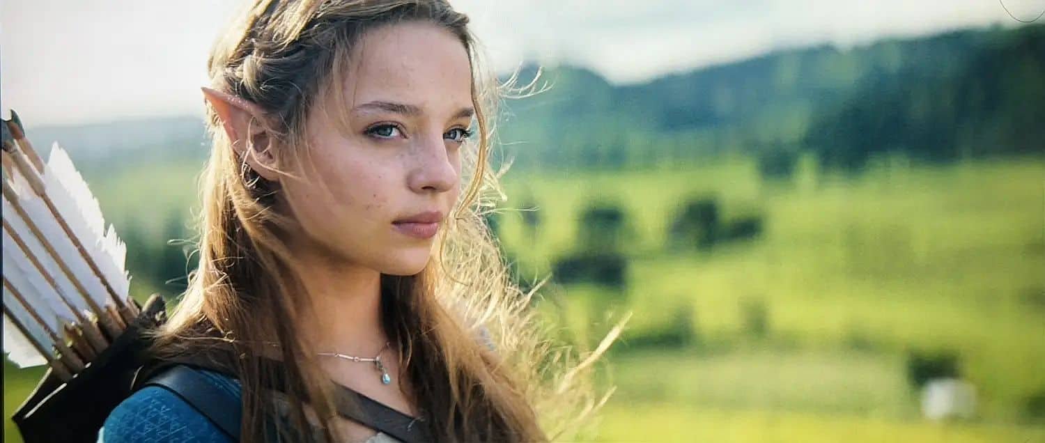 Retrato oficial de la princesa Zelda en la adaptación cinematográfica